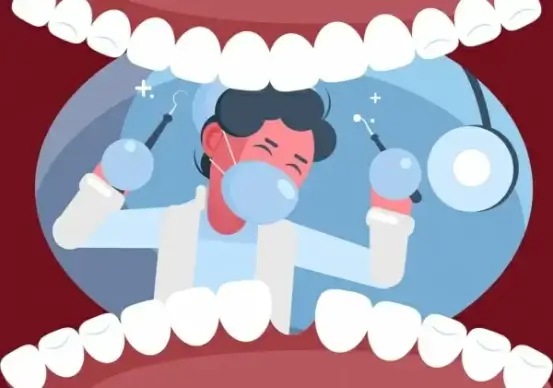 dentistry background dentist teeth jaw icons decor