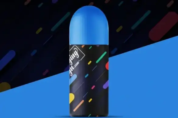 deodorant bottle mockup