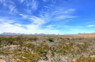 desert and skies at big bend national park texas