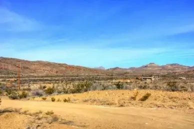 desert landscape at big bend national park texas