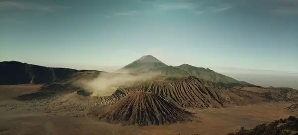 desert mountain ridge rock rural steam stone volcano