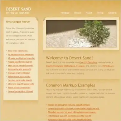 desert sand