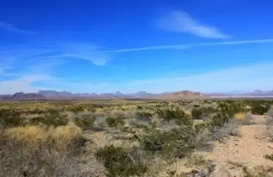 desert scenery at big bend national park texas
