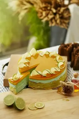 dessert food picture elegant closeup cream cake
