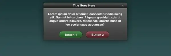 Dialog Box Interface