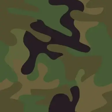 different camouflage pattern design vector set