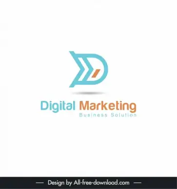 digital marketing logo geometric shape