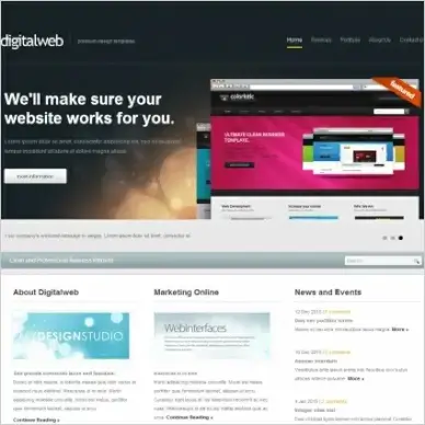Digital Web Template