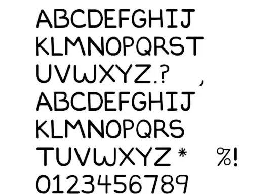 Dilbert font 2