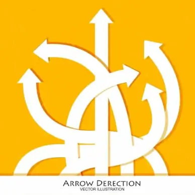 direction background curved arrows decoration