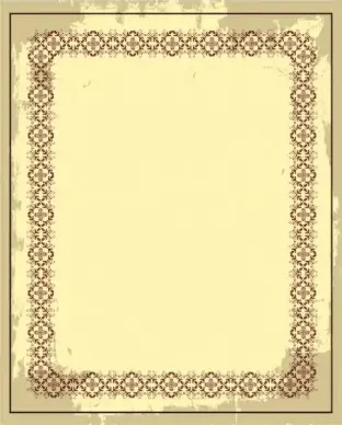 document border design retro design seamless symmetry decor