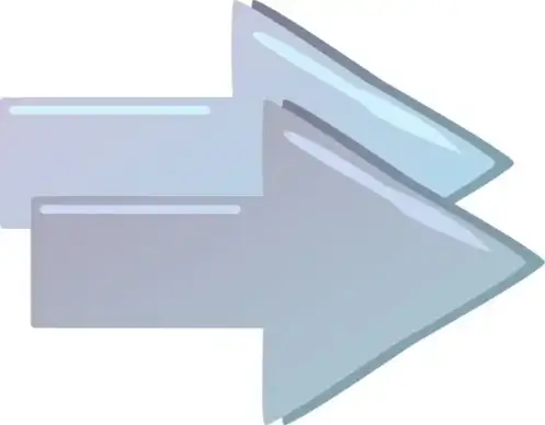 Double Right Forward Arrows clip art