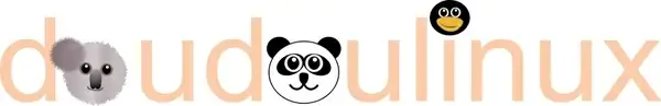 DoudouLinux Logo - Operating System fun and accessible for kids from 2 to 12 years old