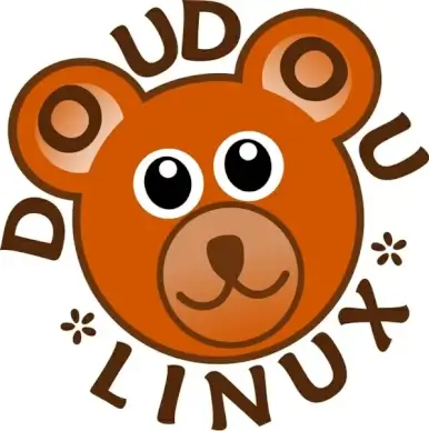 DoudouLinux Logo - Operating System fun and accessible for kids from 2 to 12 years old