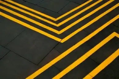 down tile stairs