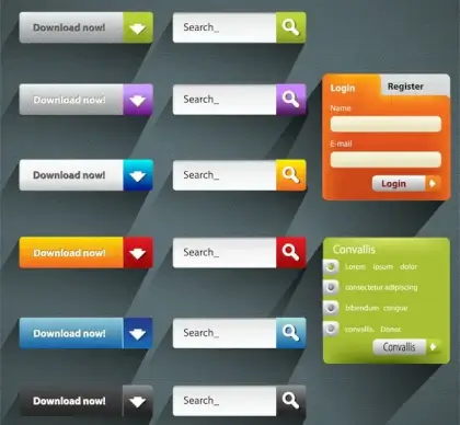download and search button collection