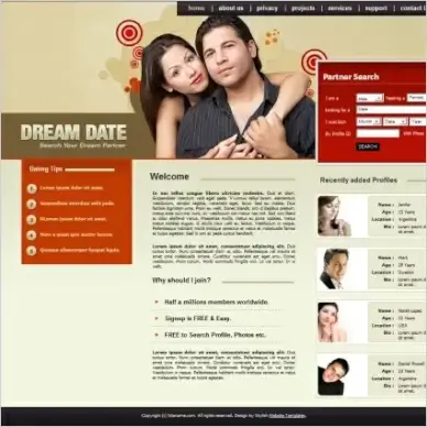 Dream Date Template