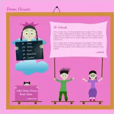 Dream Princess Template