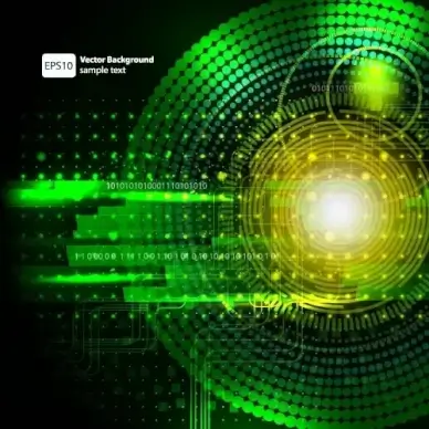 dynamic halo background 02 vector