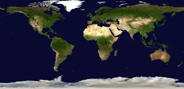 earth nasa map