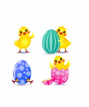 Easter Chick set