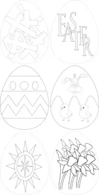Easter Eggs clip art