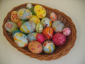 easter eggs easter paint