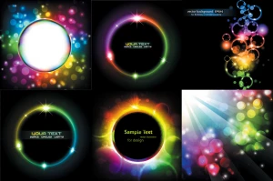eclipse rainbow background