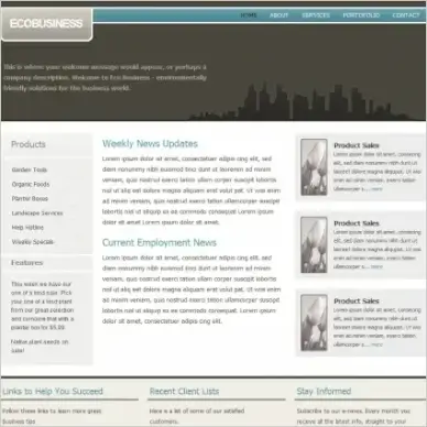Eco business Template
