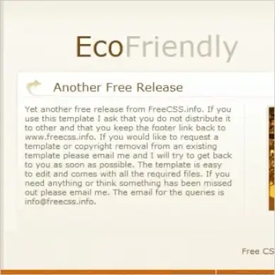 Eco Friendly Template
