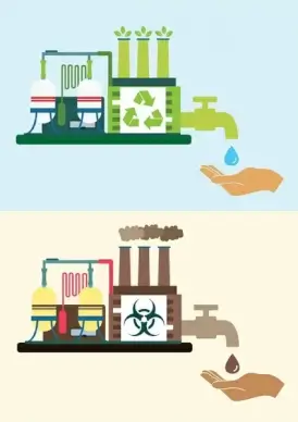 ecology concept design with water production