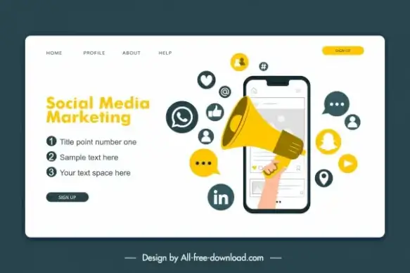 ecommerce webpage template speaker smartphone ui sketch