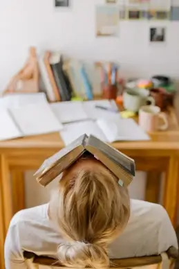 education picture relaxing girl