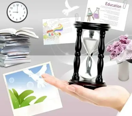 education theme still life psd layered 4
