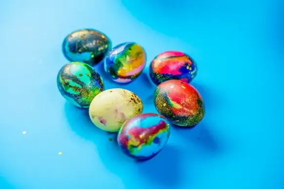 eggs decoration picture realistic modern 