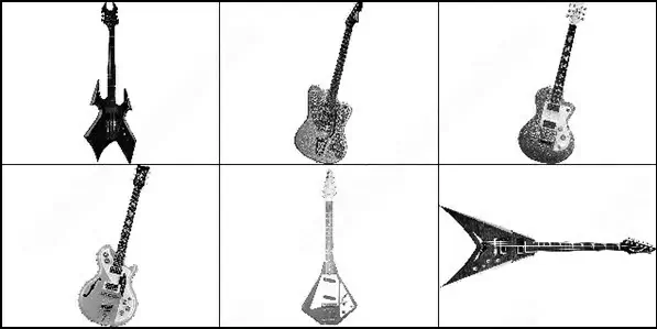 electric guitar brush