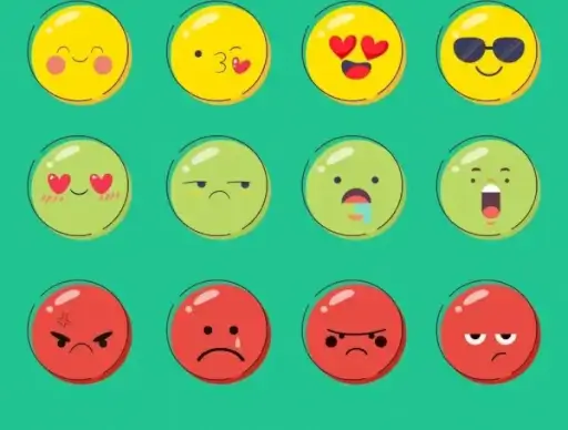 emoticon background cute circle faces decor