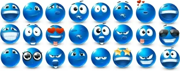 Emoticons 40 smilies Icons icons pack
