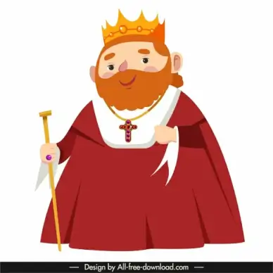 emperor icon cartoon character sketch