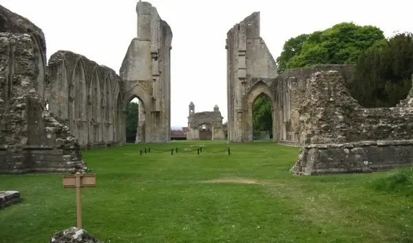 england great britain glastonbury abbey