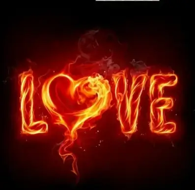 english love picture burning