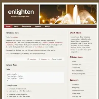 Enlighten 1.0 Template