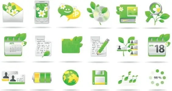 environmental theme icon vector