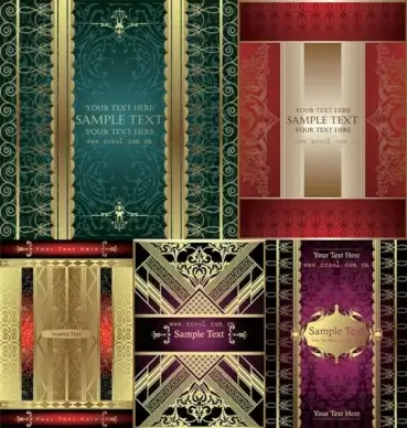 european scene when the cover template pattern vector