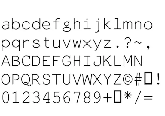 Everson Mono Latin