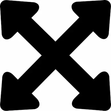 expand arrows alt symmetrical sign icon