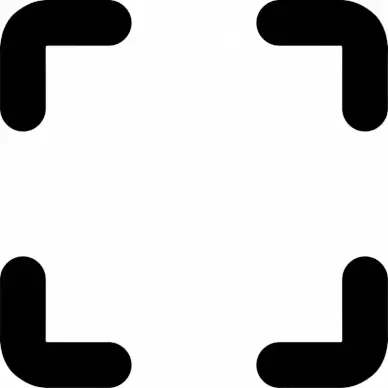 expand sign icon black symmetric right angles sketch