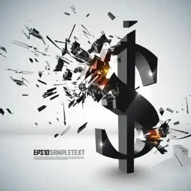 explosive threedimensional graphics 02 vector