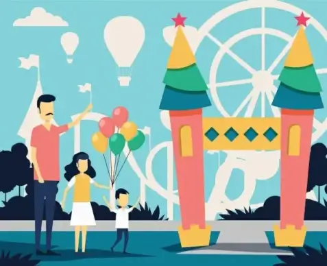 family lifestyle drawing recreation park icon cartoon sketch