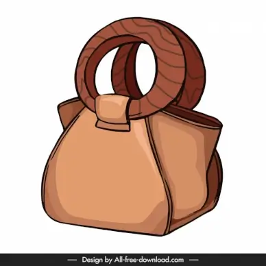 fashion handbag  template stylish design
